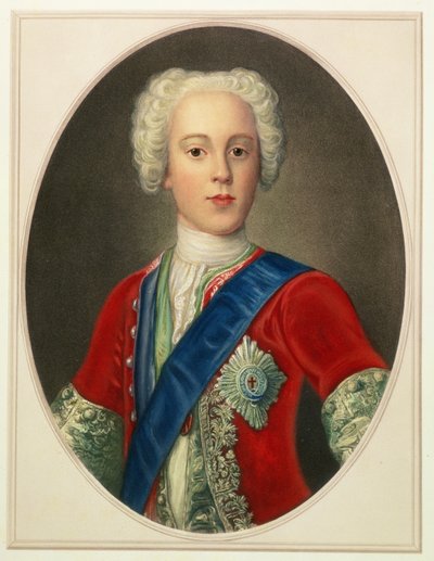 Portrait of Prince Charles Edward Louis Philip Casimir Stewart the Young Pretender or 
